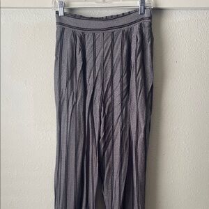 Vintage Russell Kemp charcoal & black striped high waisted pants